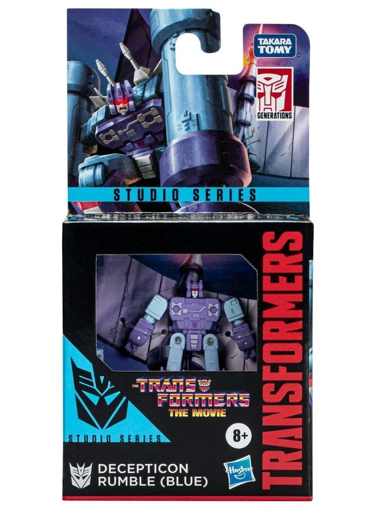 Takara Tomy Hasbro Transformers Studio Series Laserbeak Core Rumble Blue Cassette Tape Action Ornaments Figure Hobby Toys