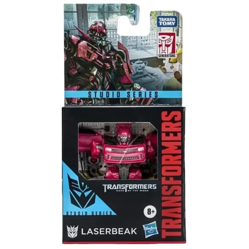 Takara Tomy Hasbro Transformers Studio Series Laserbeak Core Rumble Blue Cassette Tape Action Ornaments Figure Hobby Toys