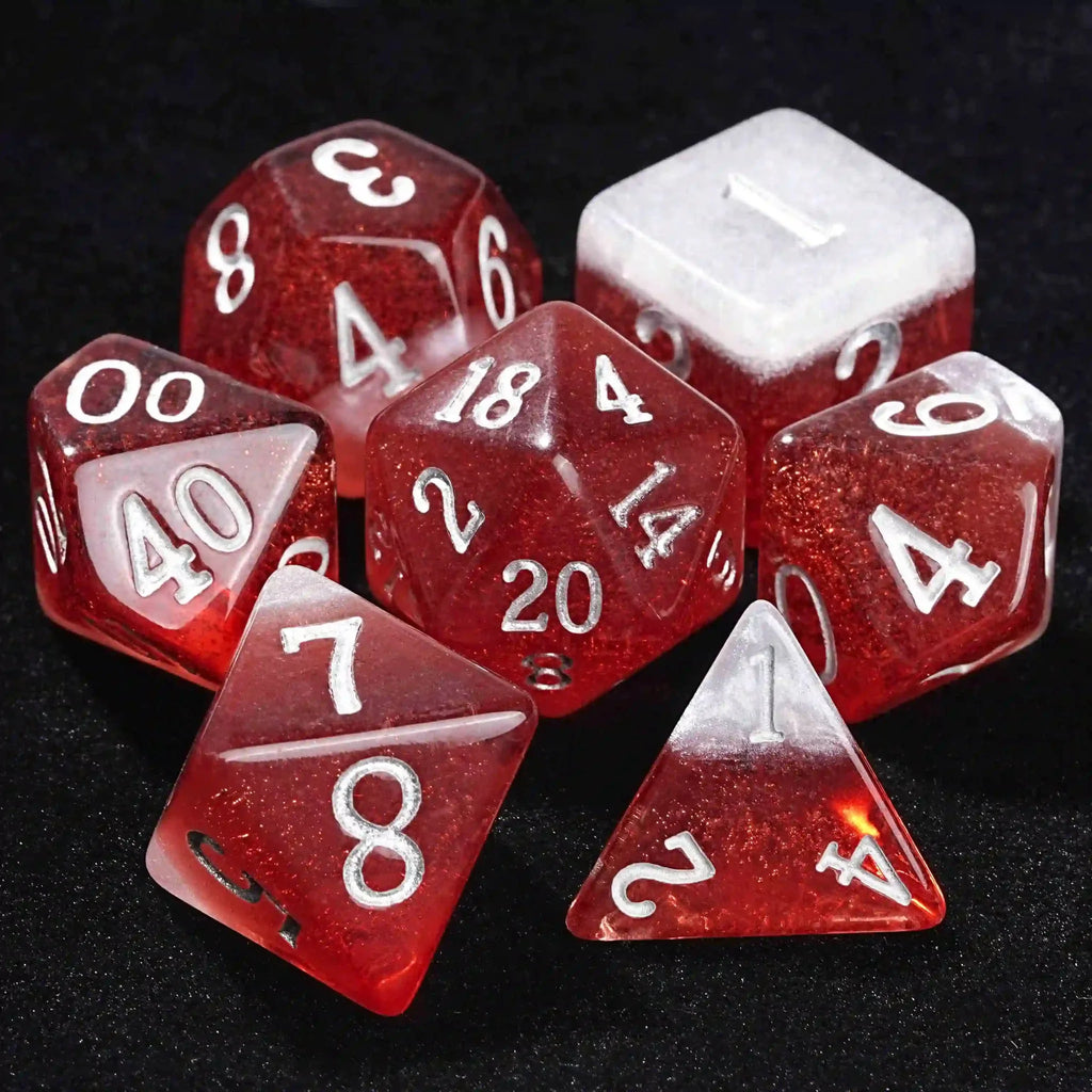 Tavern Brew Liquid Core Resin DND Dice Set