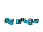 Teal and Black Marble - 7 Piece Set - Role-Players
