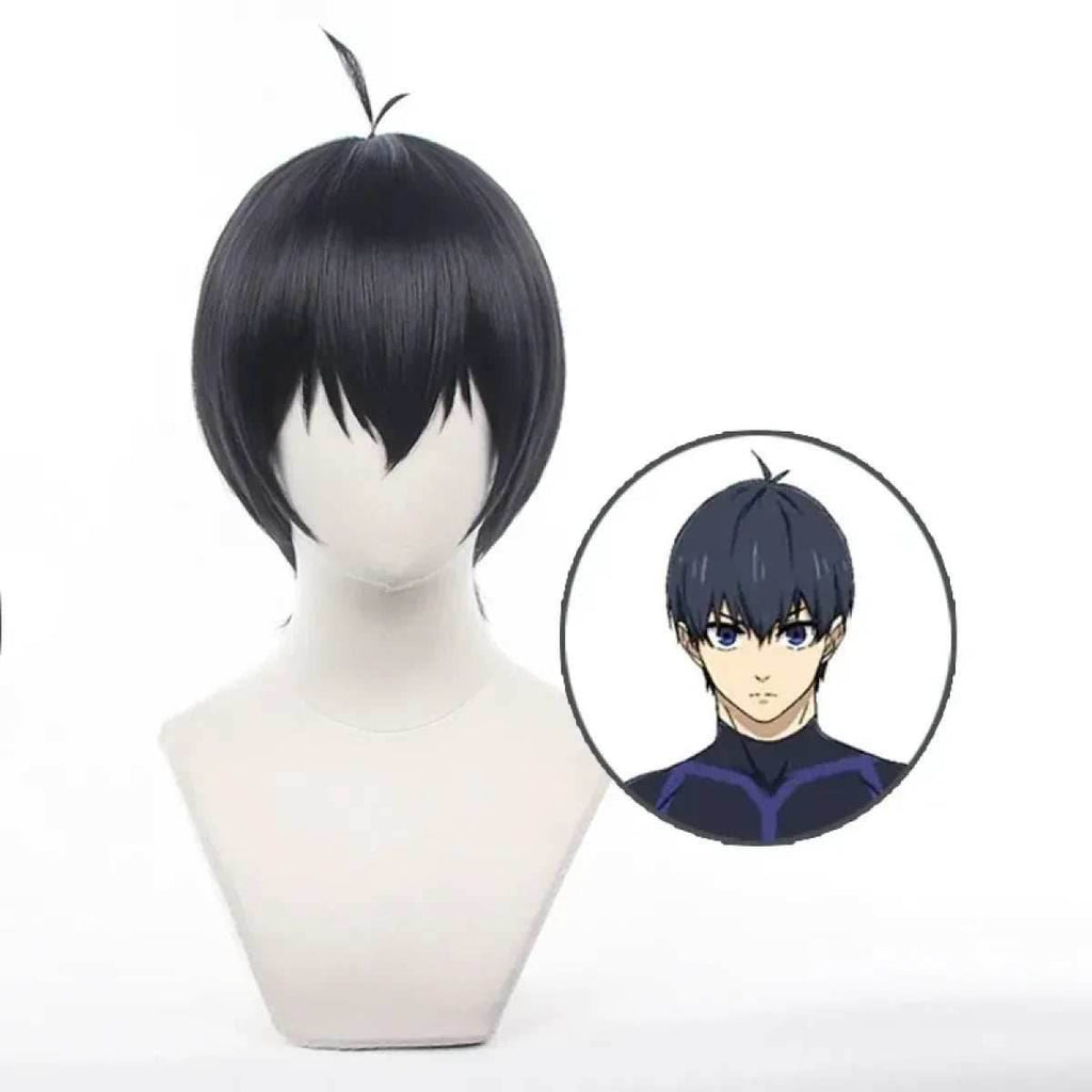 Lock Isagi Yoichi Cosplay Set – Anime Sports Jersey & Jumpsuit - Wig Only(one size) / L
