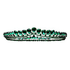 Teardrop Cluster Detailed Princess Tiara