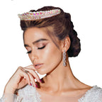 Teardrop Cluster Detailed Princess Tiara