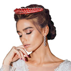 Teardrop Cluster Detailed Princess Tiara
