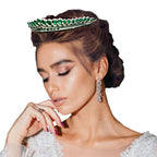 Teardrop Cluster Detailed Princess Tiara