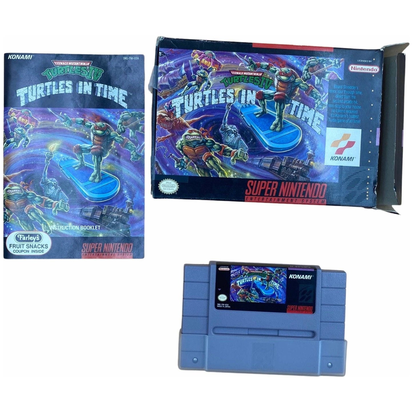 Teenage Mutant Ninja Turtles IV Turtles In Time - Super Nintendo