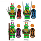 TMNT Mutant Mayhem Minifigure Set – 4-Piece