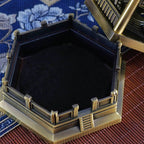 Incense Burner - Hexagonal Pavilion - Brass