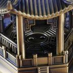 Incense Burner - Hexagonal Pavilion - Brass
