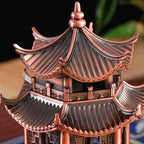 Incense Burner - Hexagonal Pavilion - Brass