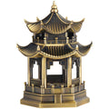 Incense Burner - Hexagonal Pavilion - Brass