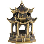 Incense Burner - Hexagonal Pavilion - Brass