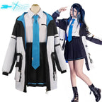 Blue Archive Tendou Arisu Cosplay Costume – Uniform, Wig & Coat Set - S / Costume Only