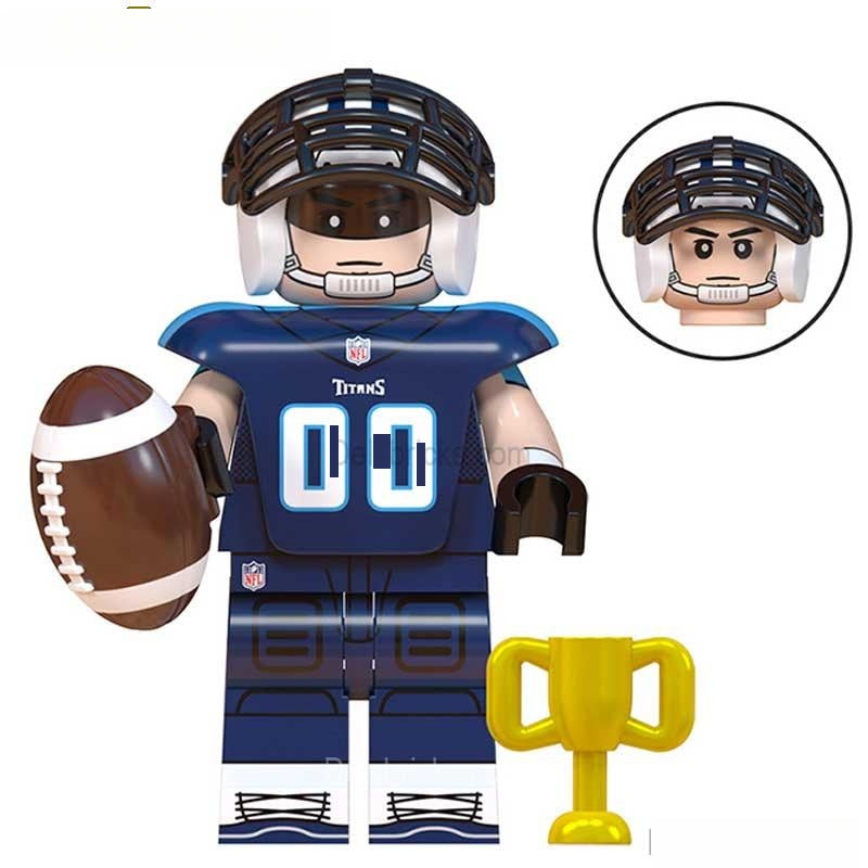 Tennessee Titans NFL Football Teams Lego Minifigures Custom Toys