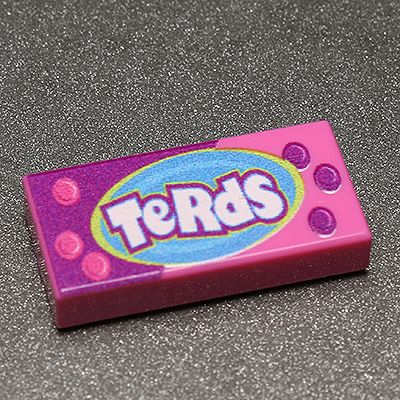 Terds - Custom Printed 1x2 Tile