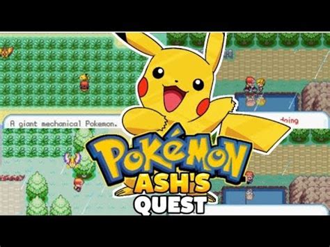 Pokemon Ash's Quest GBA ROM Hack Video Game Custom Gameboy Advance