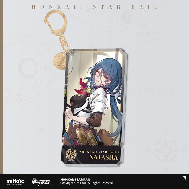 The Abundance Character Warp Artwork Acrylic Keychain Honkai: Star Rail