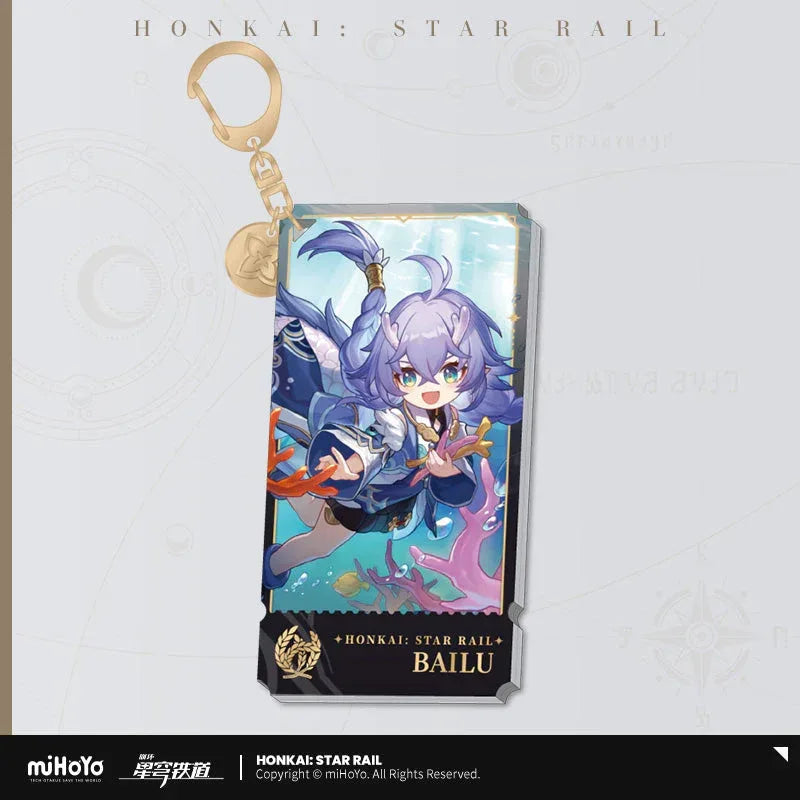 The Abundance Character Warp Artwork Acrylic Keychain Honkai: Star Rail