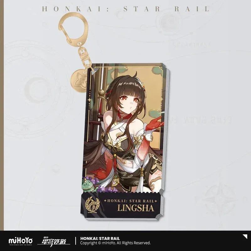 The Abundance Character Warp Artwork Acrylic Keychain Honkai: Star Rail