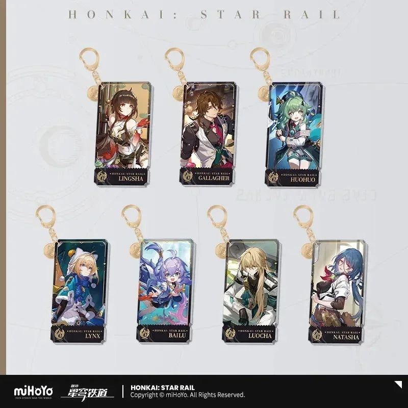 The Abundance Character Warp Artwork Acrylic Keychain Honkai: Star Rail