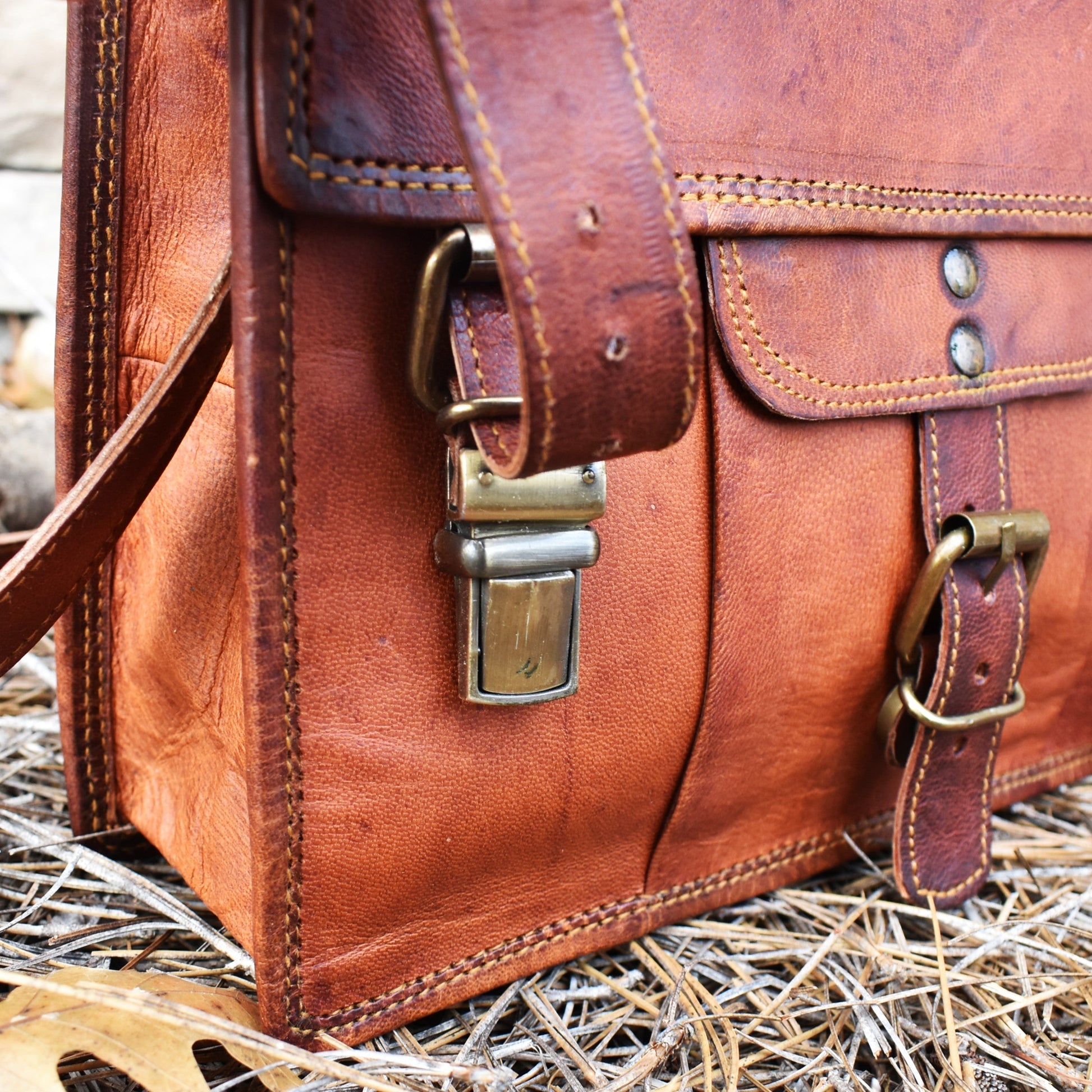 The Adventurer Leather Satchel - Medium