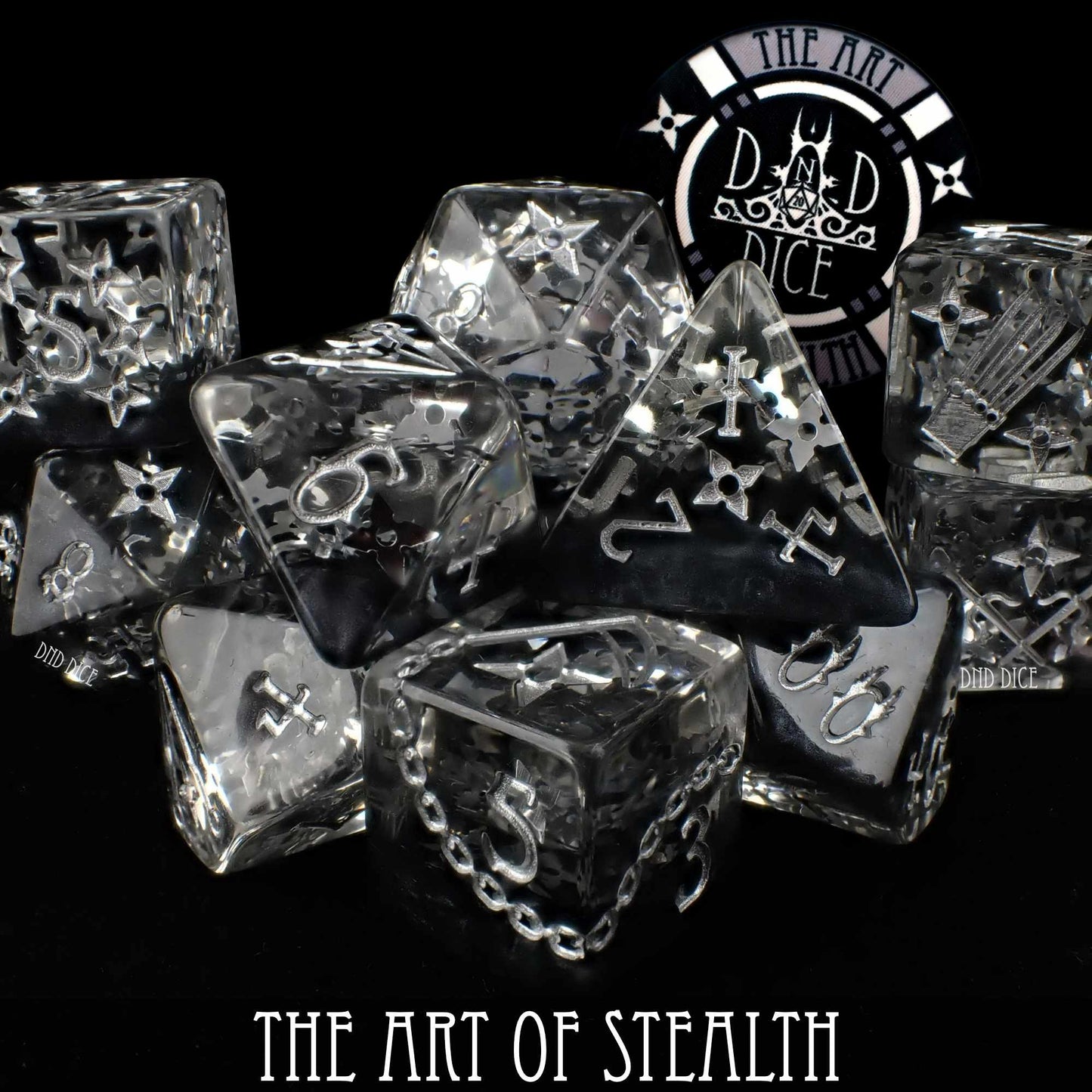 The Art of Stealth 11 Dice Set