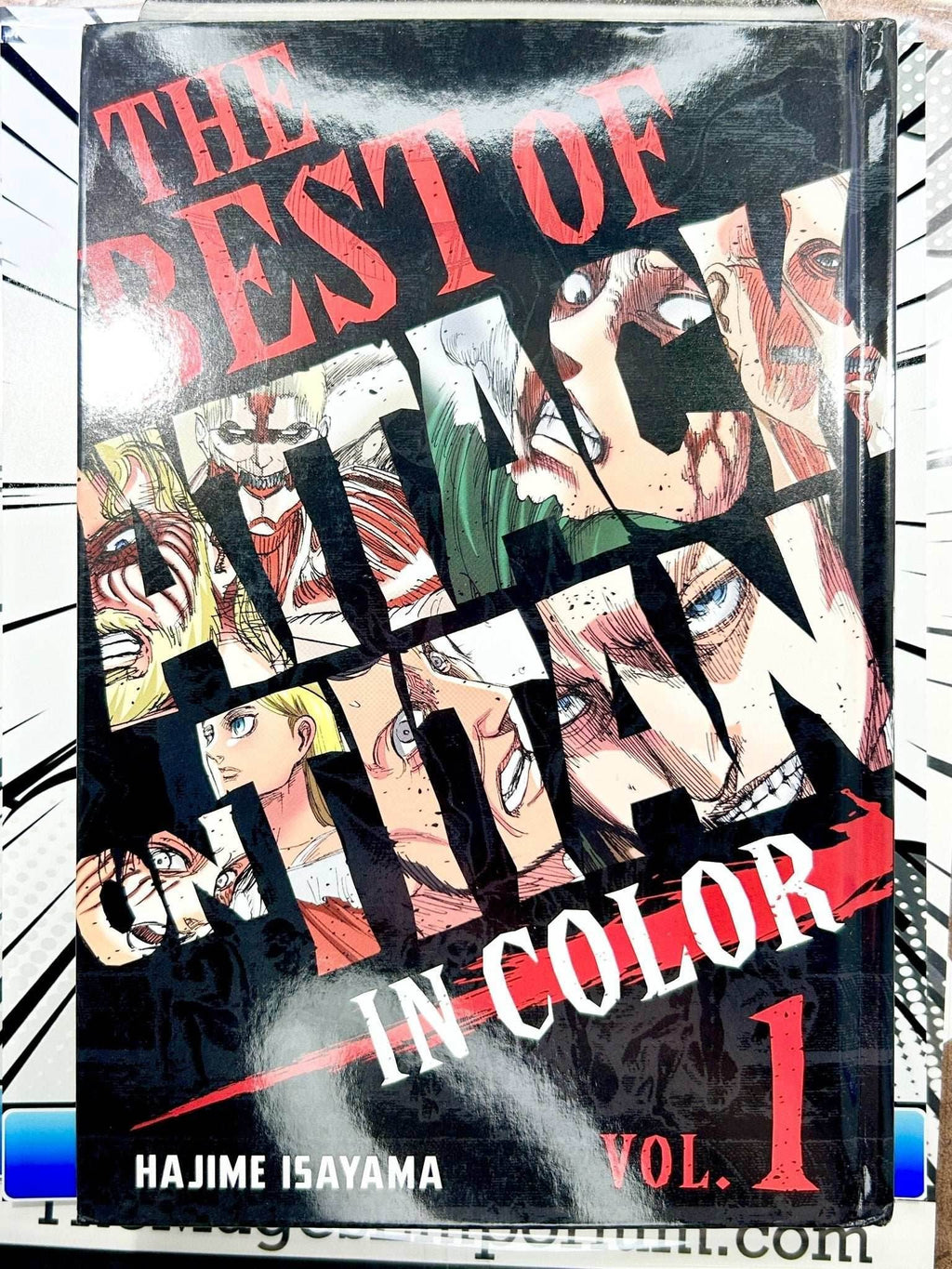 The Best of Attack On Titan In Color Hardcover - 