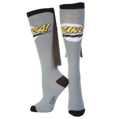 The Big Bang Theory Bazinga Cape Socks - Blue