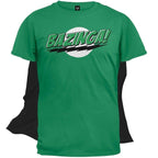 The Big Bang Theory Bazinga! T-shirt with Attachable Cape - L / Blue