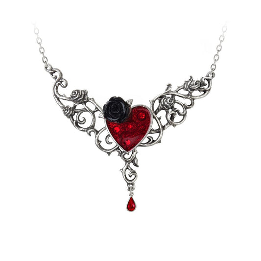 The Blood Rose Heart Pendant-0