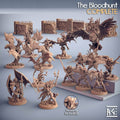 The Bloodhunt: Complete Set - With Saddle & Bats; Lenora Mounted