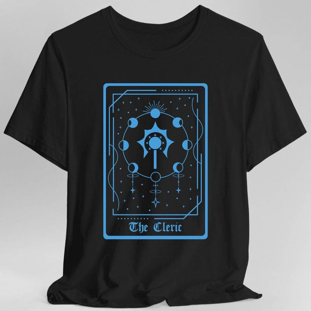 The Cleric Tarot Card T-Shirt - Black / S
