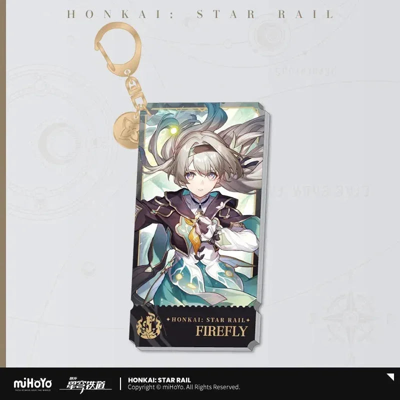The Destruction Character Warp Artwork Acrylic Keychain Honkai: Star Rail