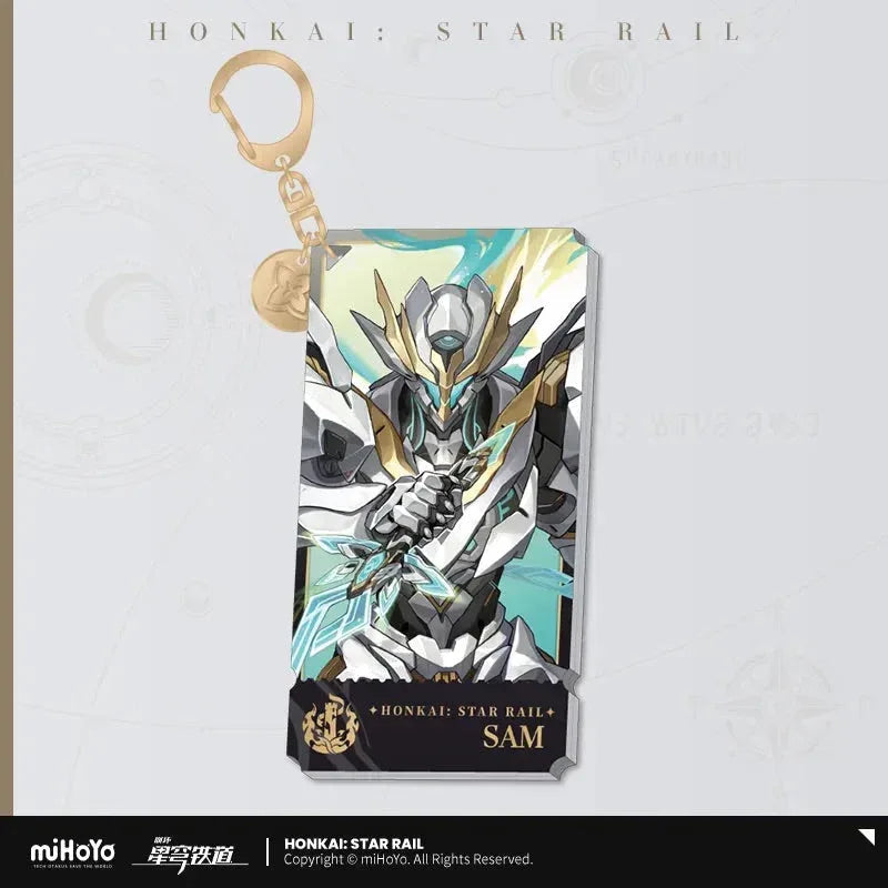 The Destruction Character Warp Artwork Acrylic Keychain Honkai: Star Rail