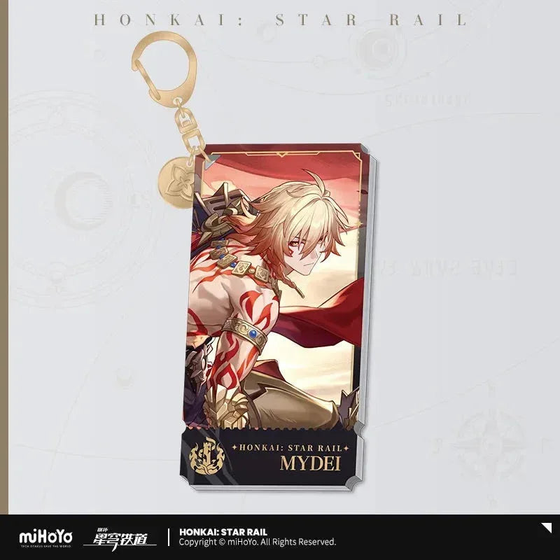 The Destruction Character Warp Artwork Acrylic Keychain Honkai: Star Rail