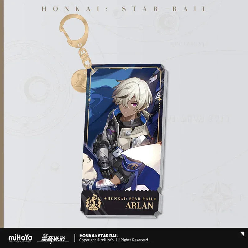 The Destruction Character Warp Artwork Acrylic Keychain Honkai: Star Rail
