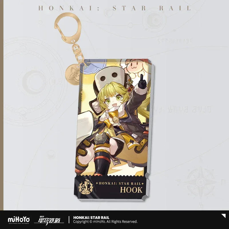 The Destruction Character Warp Artwork Acrylic Keychain Honkai: Star Rail