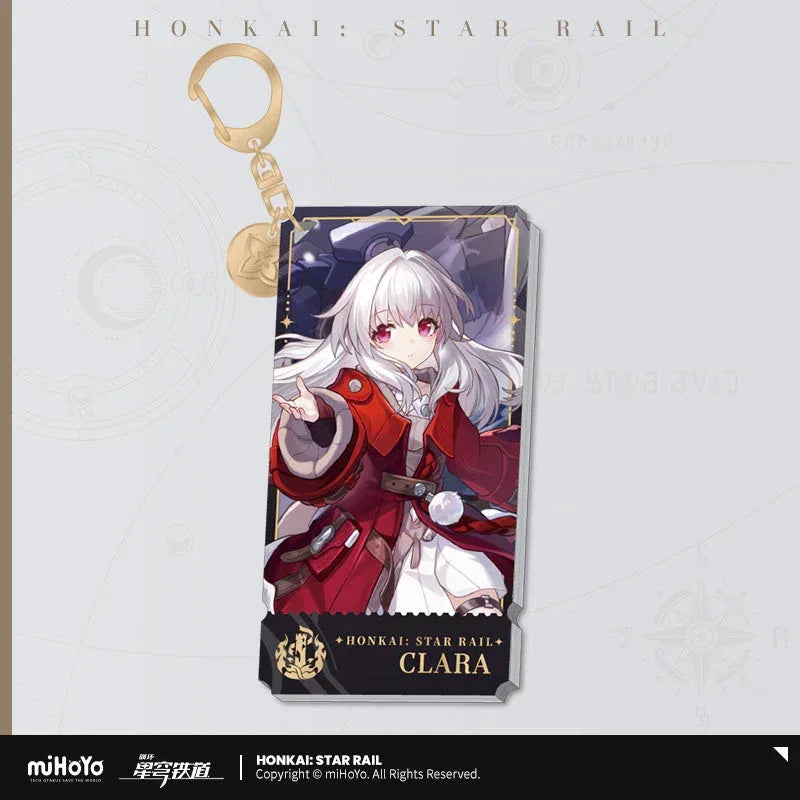 The Destruction Character Warp Artwork Acrylic Keychain Honkai: Star Rail