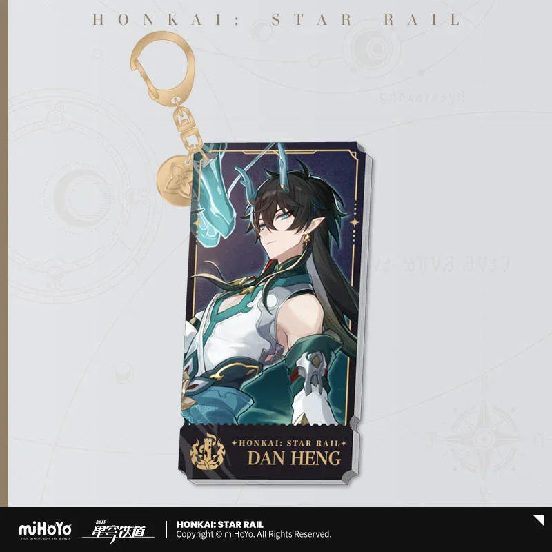 The Destruction Character Warp Artwork Acrylic Keychain Honkai: Star Rail