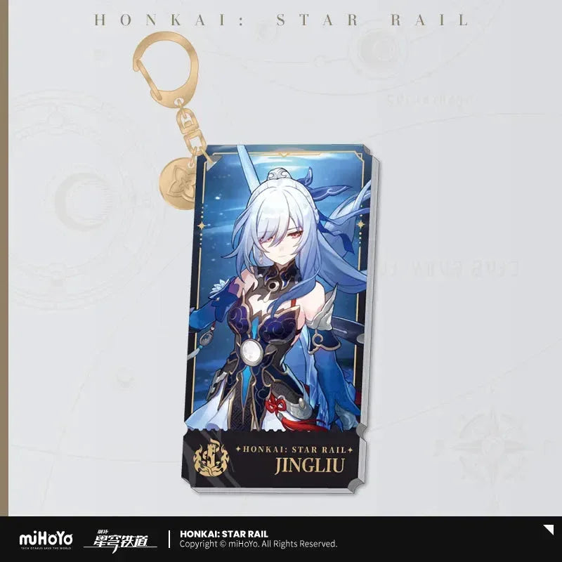 The Destruction Character Warp Artwork Acrylic Keychain Honkai: Star Rail