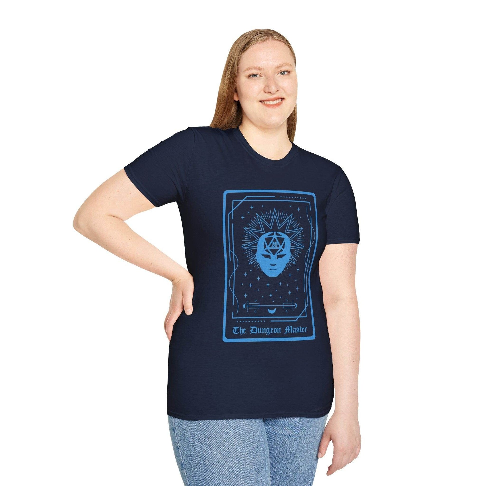 The Dungeon Master Tarot Card T-Shirt - Black / S