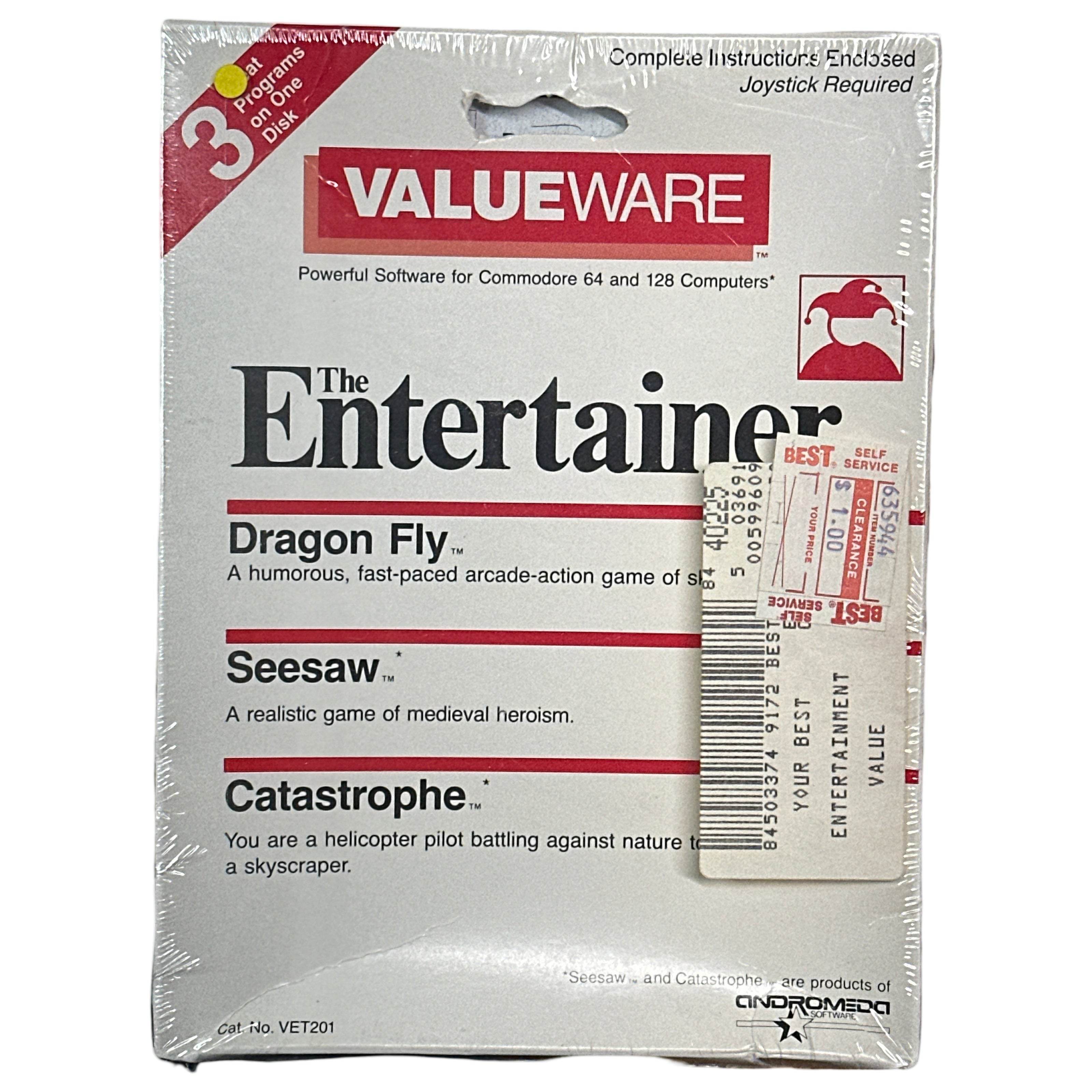The Entertainer (Dragonfly, Seesaw & Catastrophe - Commodore 64/128 - 