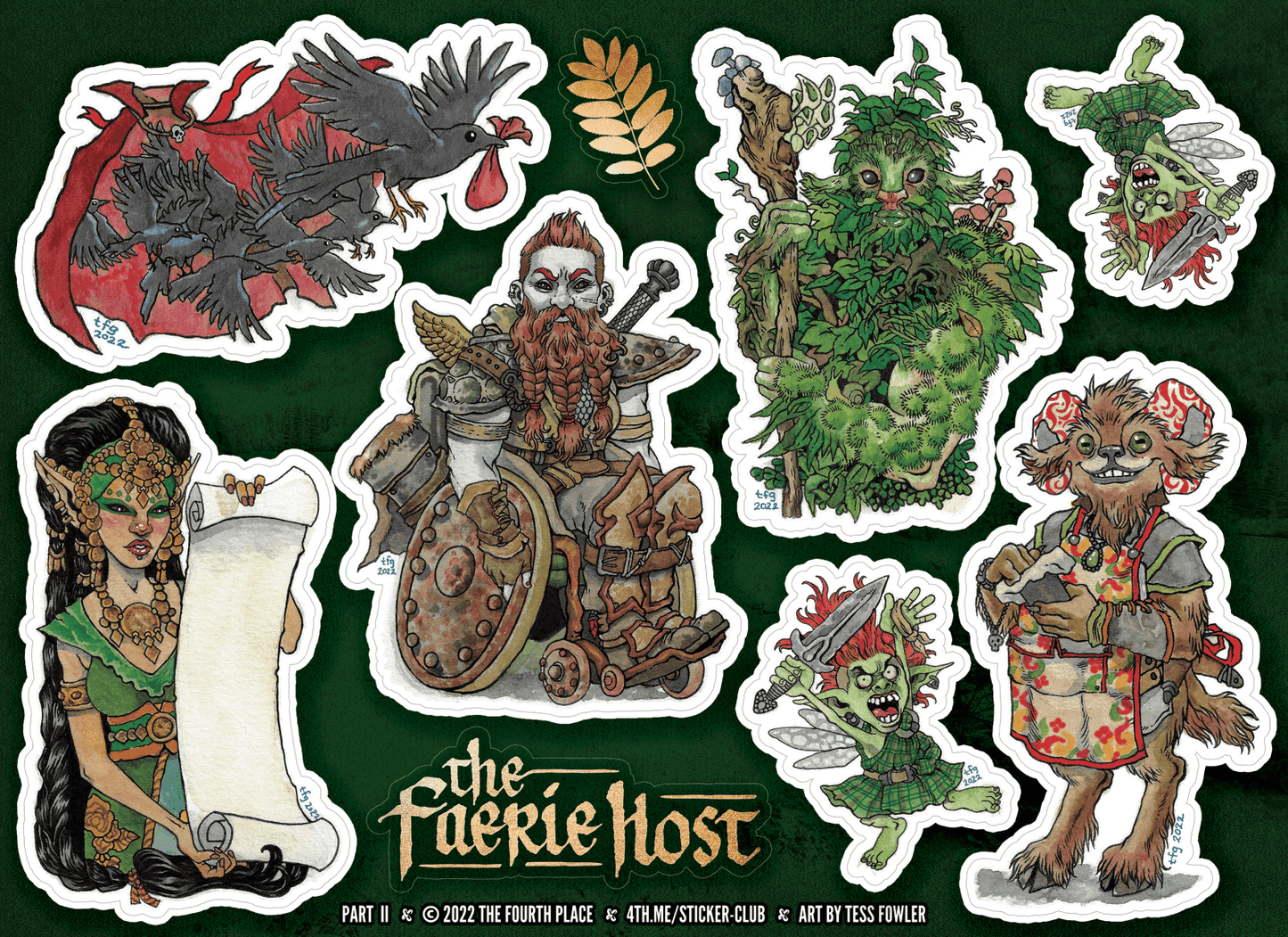 The Faerie Host Stickers (Part 2) - 