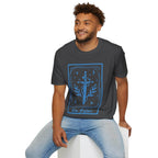 The Fighter Tarot Card T-Shirt - Black / S