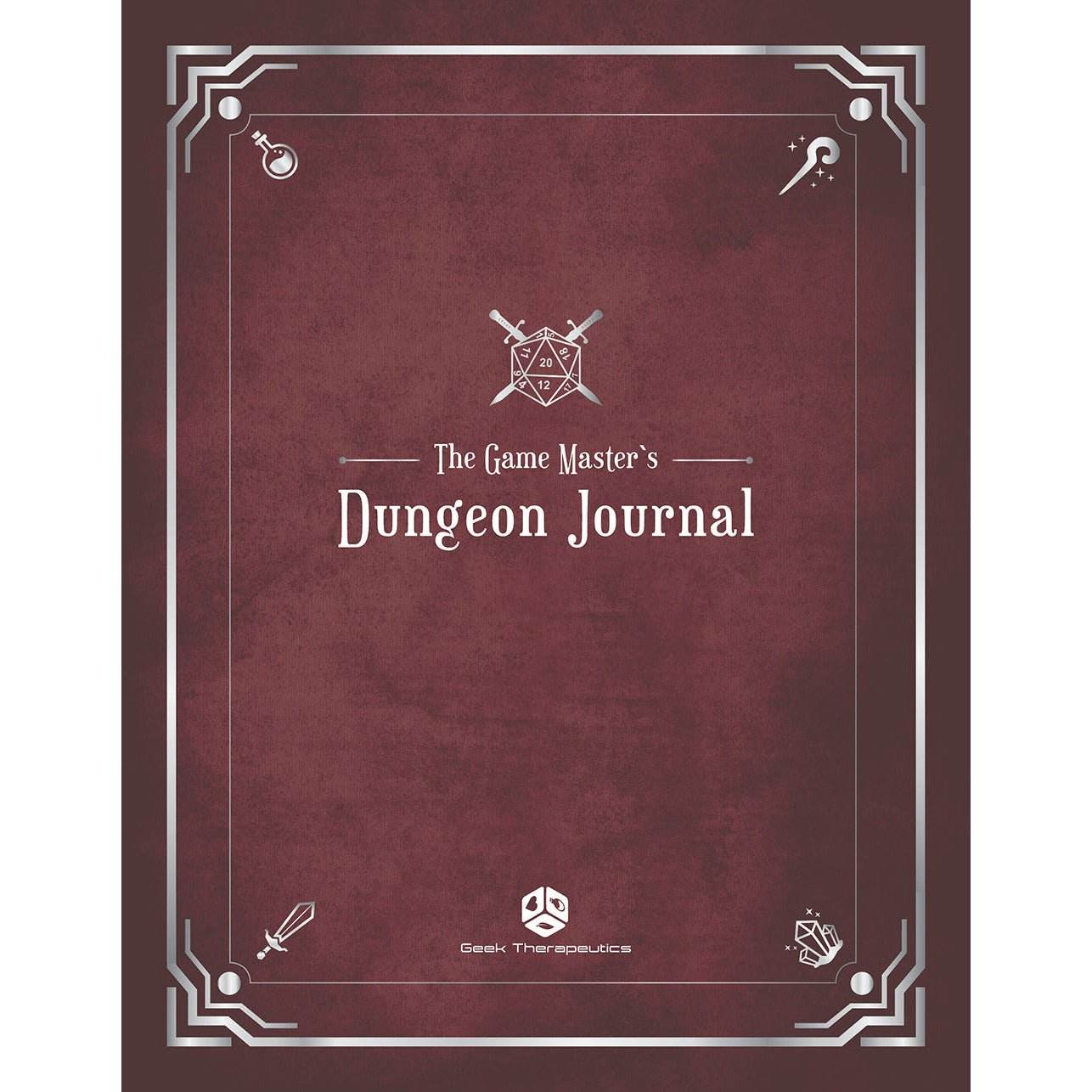 The Game Master's Dungeon Journal (Garnet Red) - 