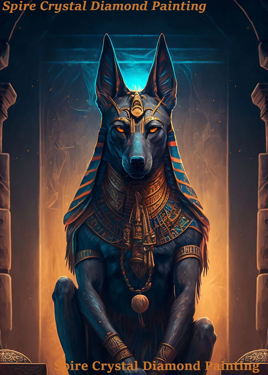 The God Anubis Portrait do-it-yourself diamond painting