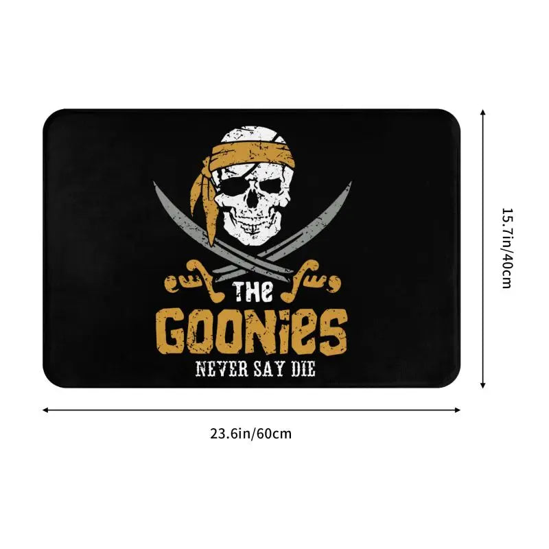 The Goonies Doormat Non-Slip Bathroom Kitchen Mat Garden Garage Door Floor Entrance Carpet Rug