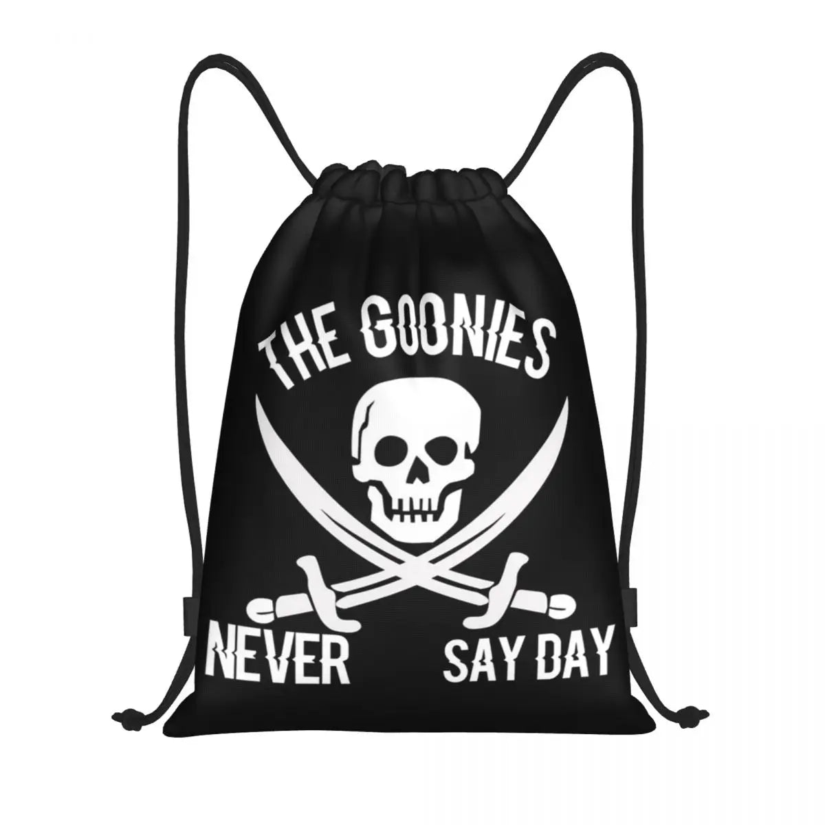 The Goonies Drawstring Backpack Sports Gym Bag for Women Men Adventure Comedy Movie Shopping Sackpack