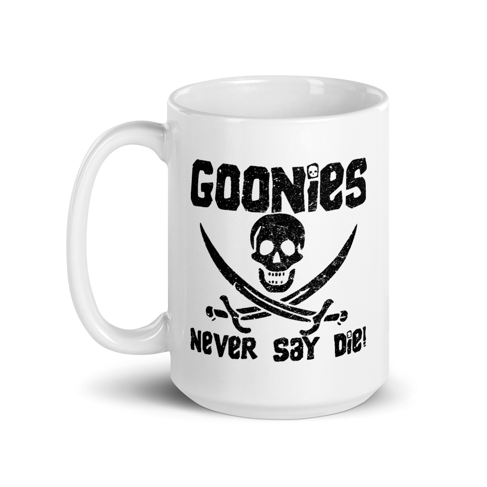 The Goonies Never Say Die Distressed Mug