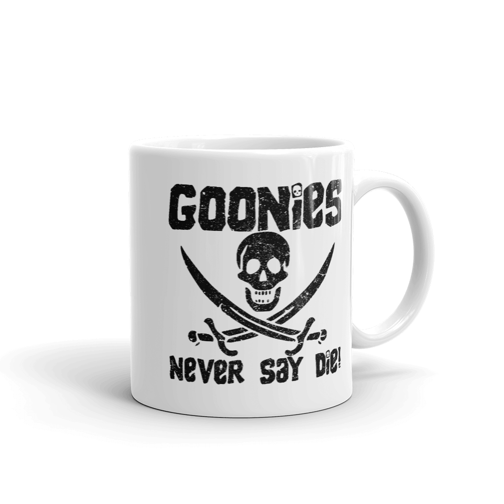 The Goonies Never Say Die Distressed Mug